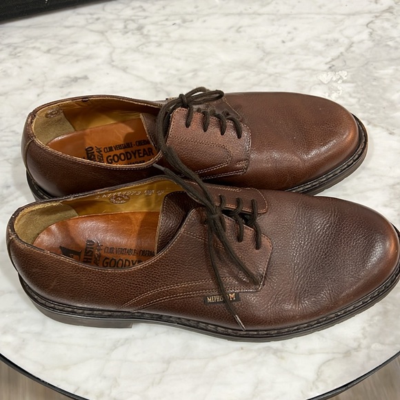Mephisto Men's Brown Leather Shoes - Picture 3 of 10